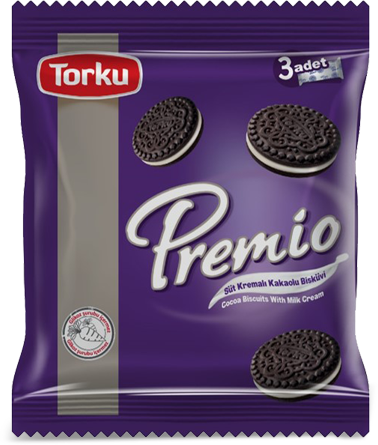 Torku Premio Süt Kremalı Kakaolu Bisküvi MP 3X86G